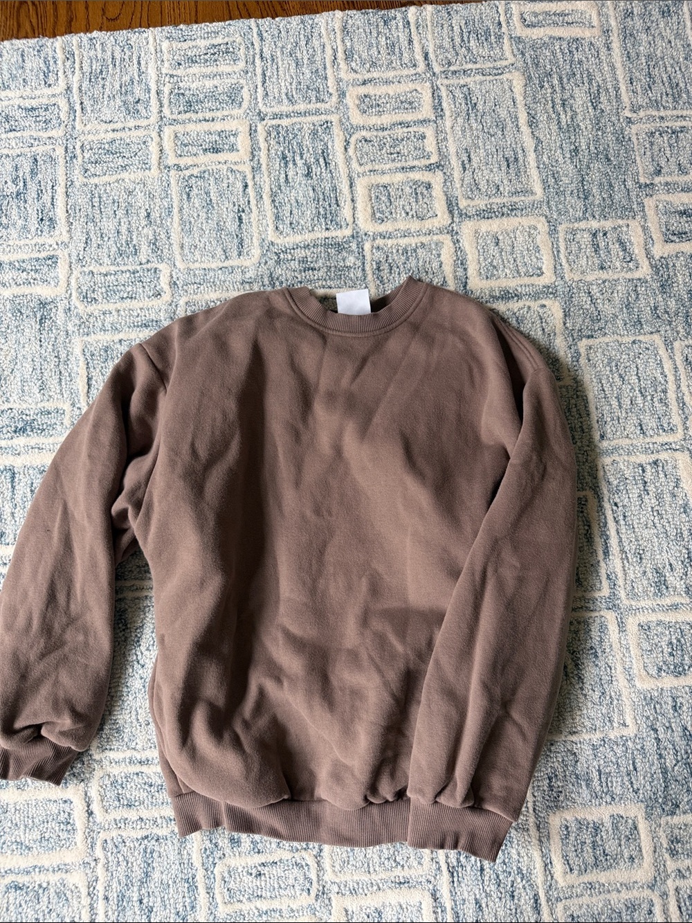 Bershka Neutral Taupe Sweatshirt Crewneck